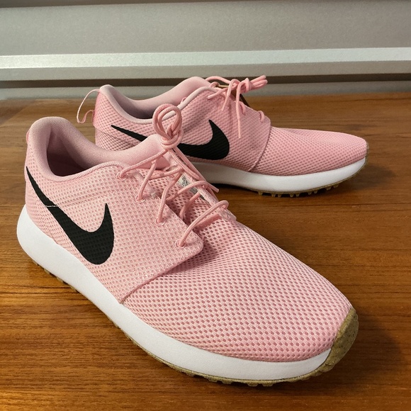 Nike Men Roshe G Next Nature Pink Gum Spikeless Golf Shoe DV1202-601 Size 12 - Picture 1 of 7
